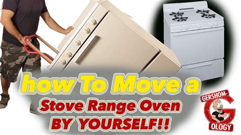 can a gas stove be transported on its side